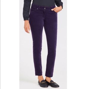 J. McLaughlin purple Watson Velvet Jeans (size 4)
